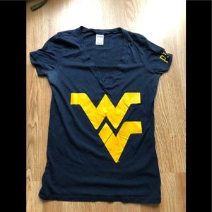 PINK West Virginia v neck shirt